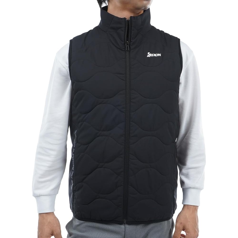 [SRIXON] Outer Vest HEAT NAVI Thermal Storage Water Repellent Stretch Quilt Golf RGMWJK50 Men's