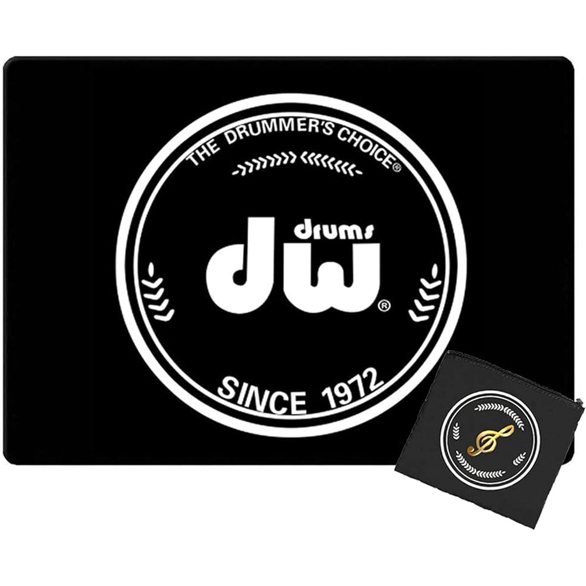Drum Kit Carpet Drum Mat Square Sound Insulation Blanket Drum Rug Drum Carpet Drum Carpet for Bass Drum Snare Drum Shock Absorber (Black 2 1.2*1.6m)