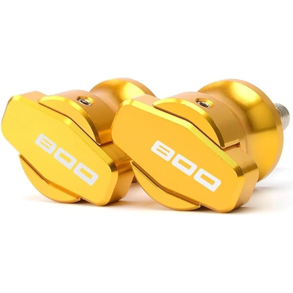 Motorcycle Bobbin Slider Stand 8mm Motorcycle CNC Swing Arm Swing Spool Slider Bobbin For Z800 Z 800 2004-2010 2011 2012 2013 2014 2015 2016 2017 (Color: Titanium)
