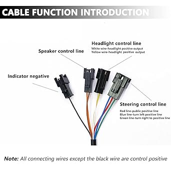 Motorcycle Headlight Turn Switch Motorcycle Headlight Horn Turn ON/OFF Control Switch 3in1 Light Horn Turn Signal Button Set