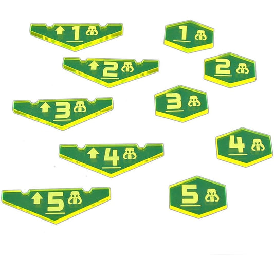 Space Fighter, Scum Place Holder Token Set #1-5 (10)