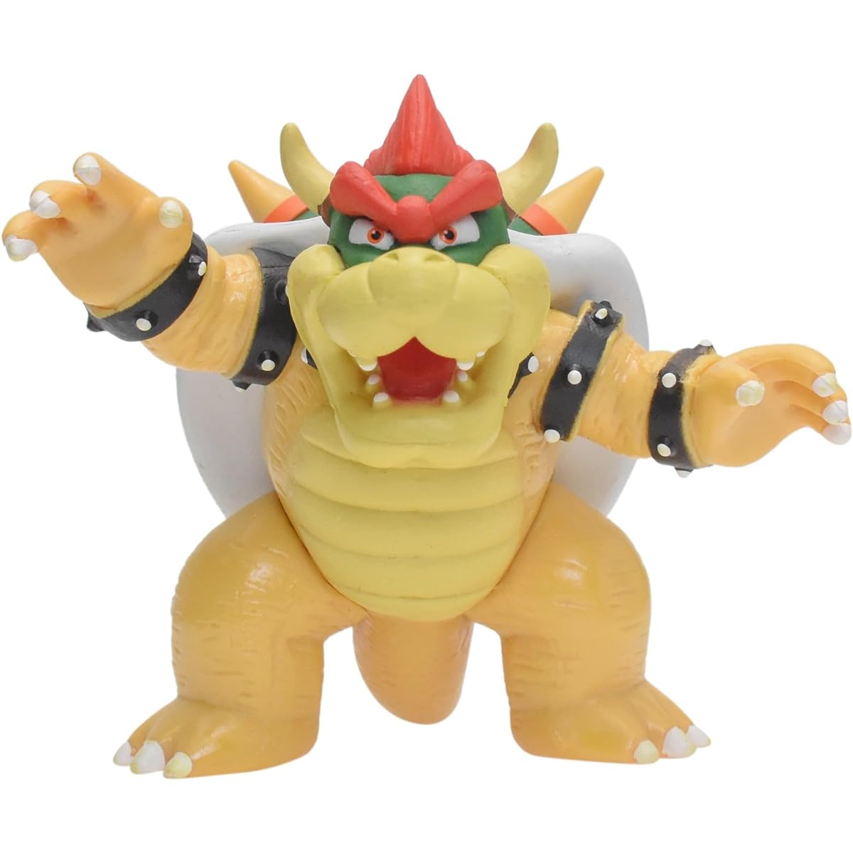 RGVV Yellow Bowser Action Figure The King of The Dark Kingdom Can Breathe Fire in The Movie 4 Inch