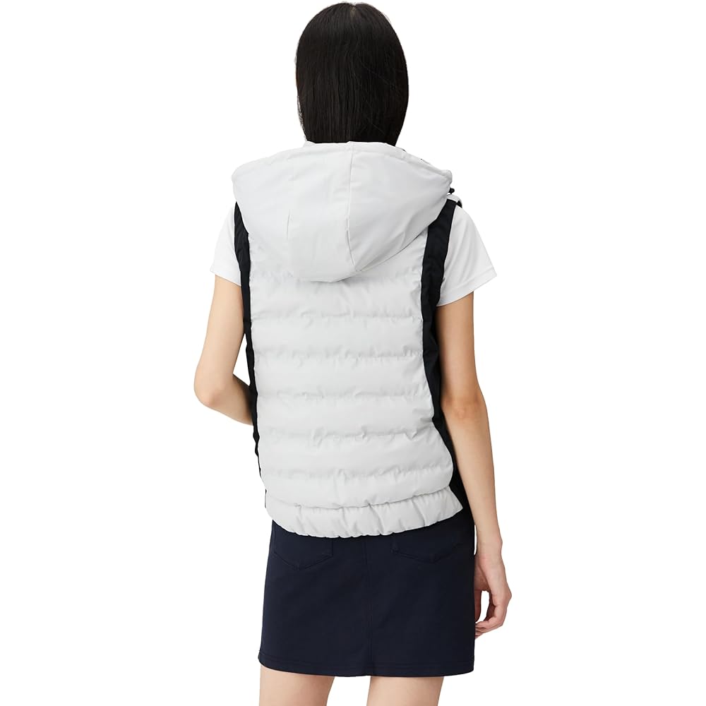 [Munsingwear] Outer Vest [ENVOY] Heat Navi Thermal Storage Heat Retention Hood Detachable Golf MEWWJK50 Women's