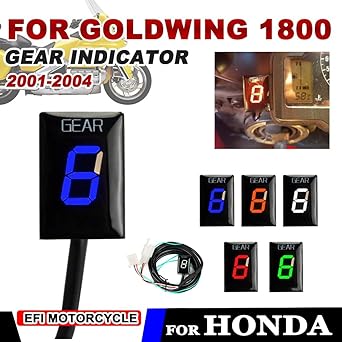 Digital Meter Display Motorcycle Gear Indicator Honda GL 1800 Wing Wing 1800 2001 2002 2003 2004 Motorcycle Accessories Display Meter Indicator Meter Display