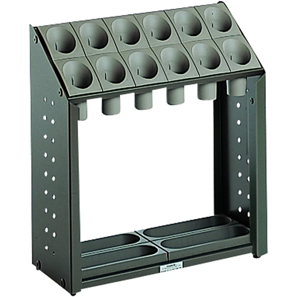 Teramoto Oblique Urban B12 Umbrella Stand for Facilities, Gray, Storage for 12 UB-285-112