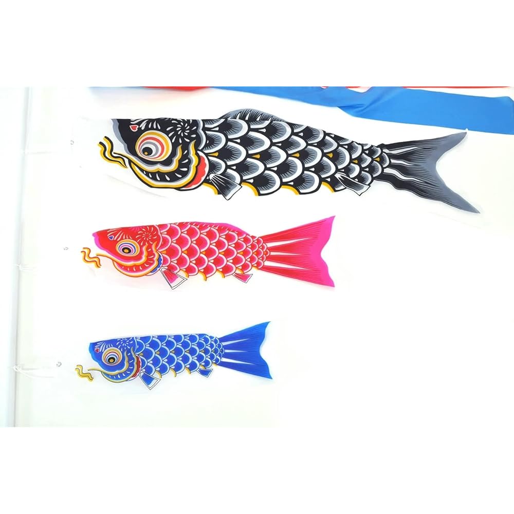 Hidemitsu Doll Studio Indoor Mini Carp Streamer Streamer Carp 3 Colors Yuzen Dye Firmly Boxed Set C1341