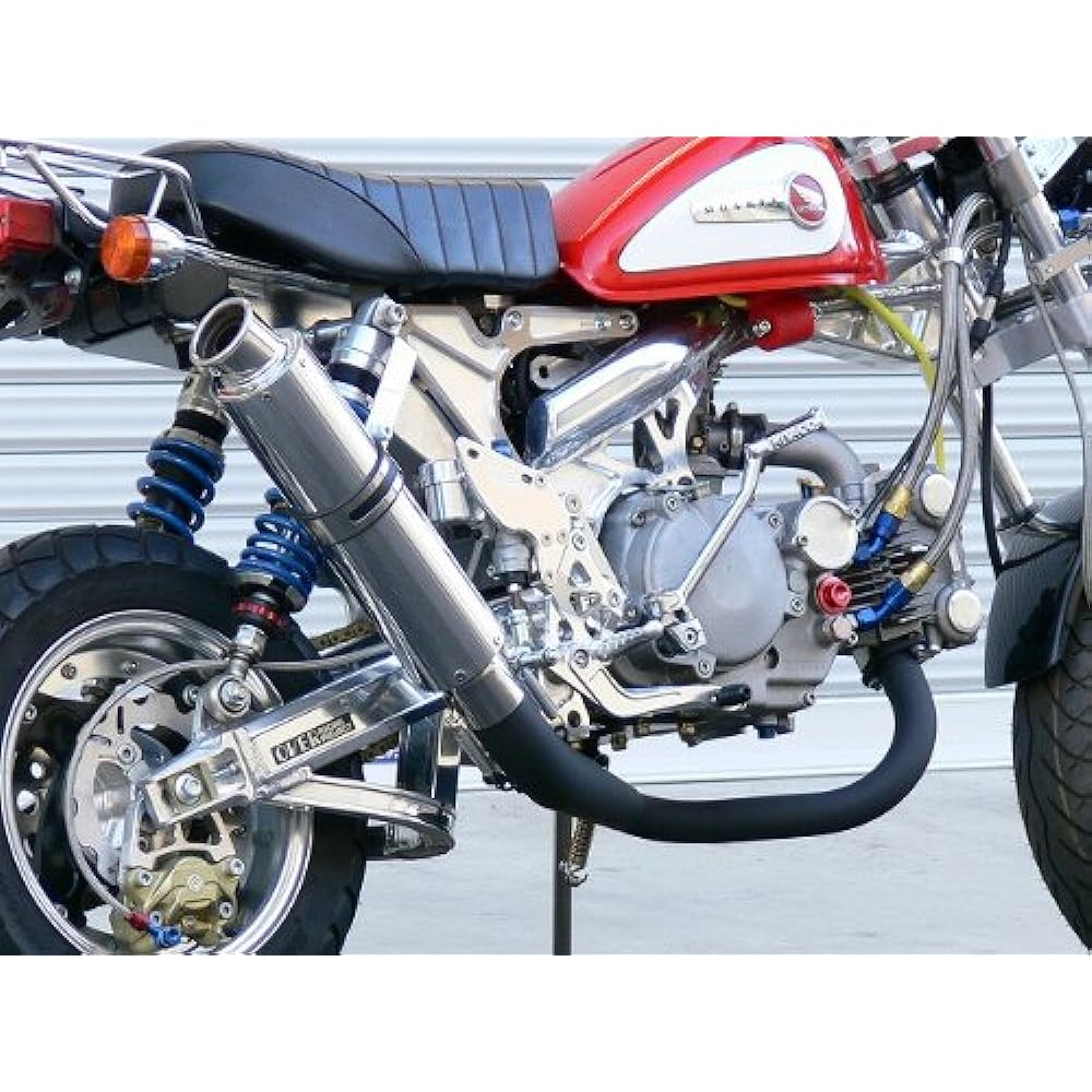 OVER RACING Full Exhaust Muffler Racing Down Steel Aluminum Muffler MONKEY Z50J [Monkey] 13-01-17BC