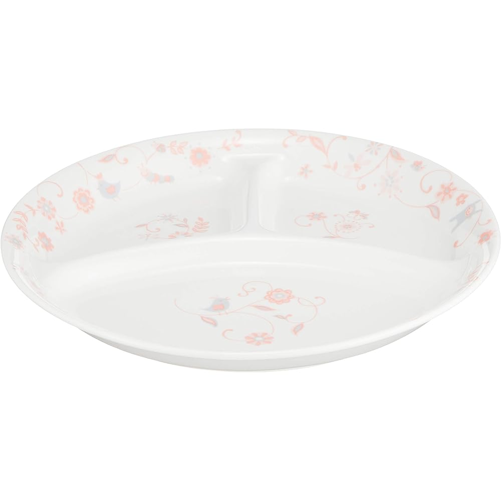 OGISO Sarasa Pink Reinforced Porcelain Tableware Set of 4 (Dishwasher/Microwave Safe) Sarasa Pink M