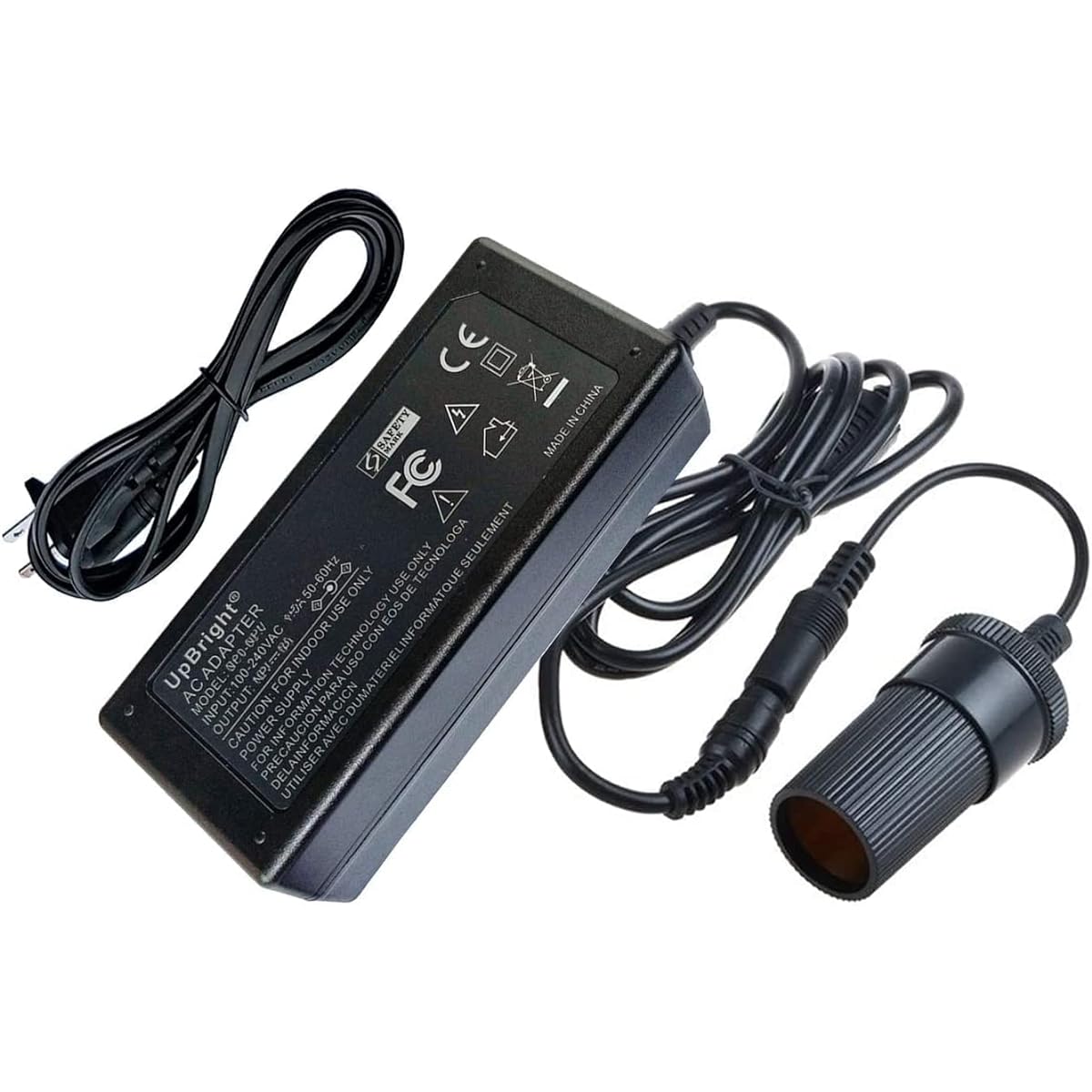 UpBright 12V AC/DC Adapter Green Mountain Grills GMG Davy Crockett Power Converter Adapter P-1001 P1001 ACT-120100 ACT120100 12VDC DC12V 10A Power Cord Cable Battery Charger