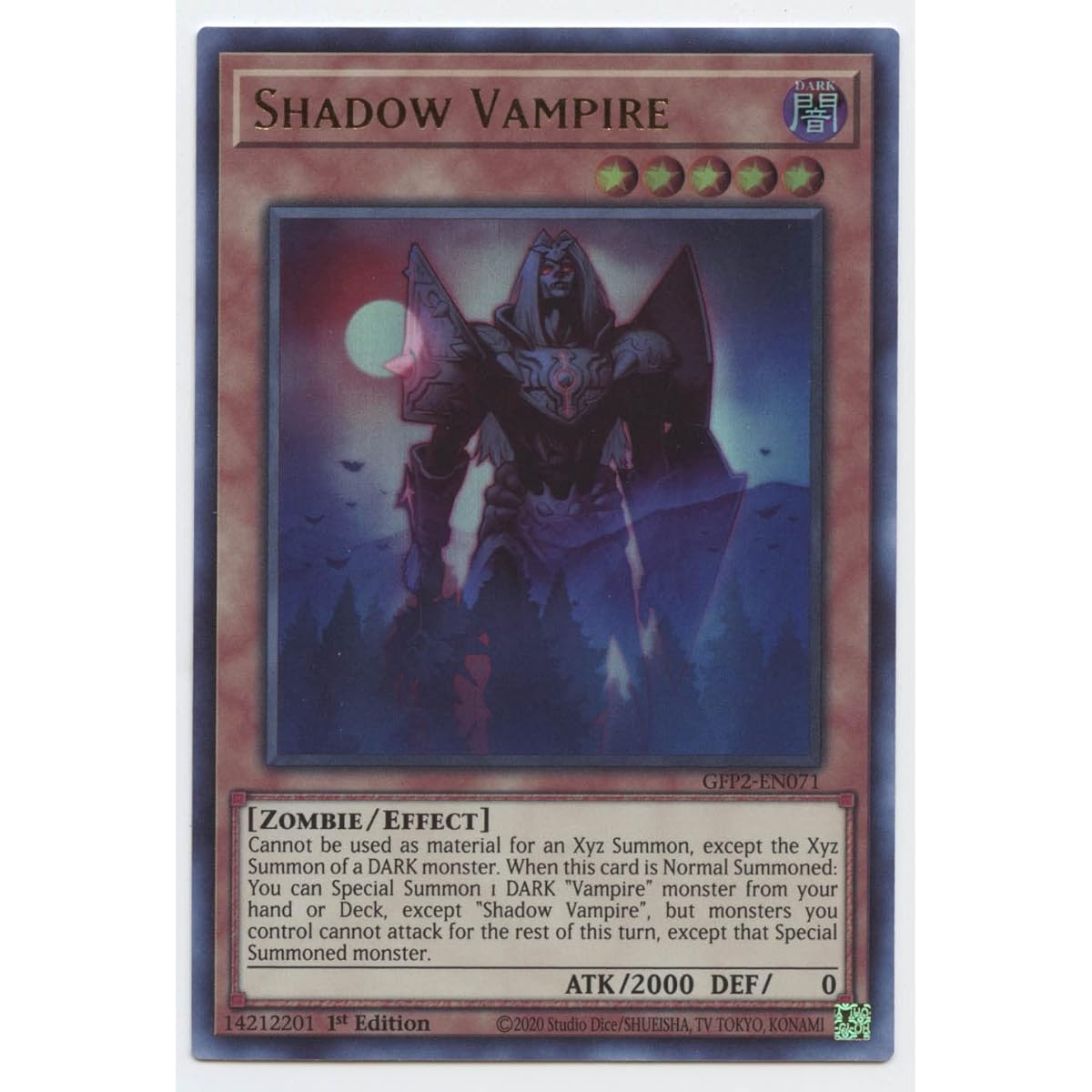 Shadow Vampire - GFP2-EN071 - Ultra Rare - 1st Edition.