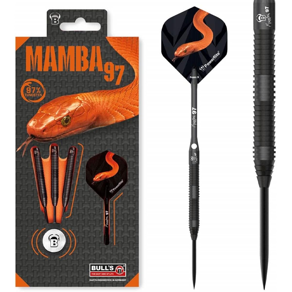 Bulls Mamba M5 Dart - Black - 24g