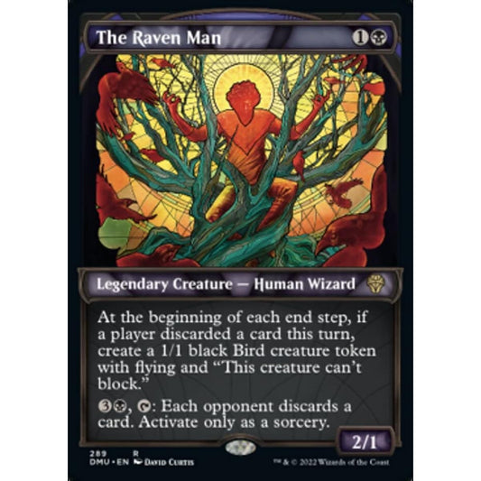 Magic: The Gathering - Raven Man (289) - Showcase - Foil - Dominaria United