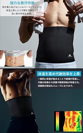 [IWAMA HOSEI] Iwama Sewing Sauna Belt Shape Up Belt Diet Belt Shape Belt for Men Waist Tightening SAUNA BELT