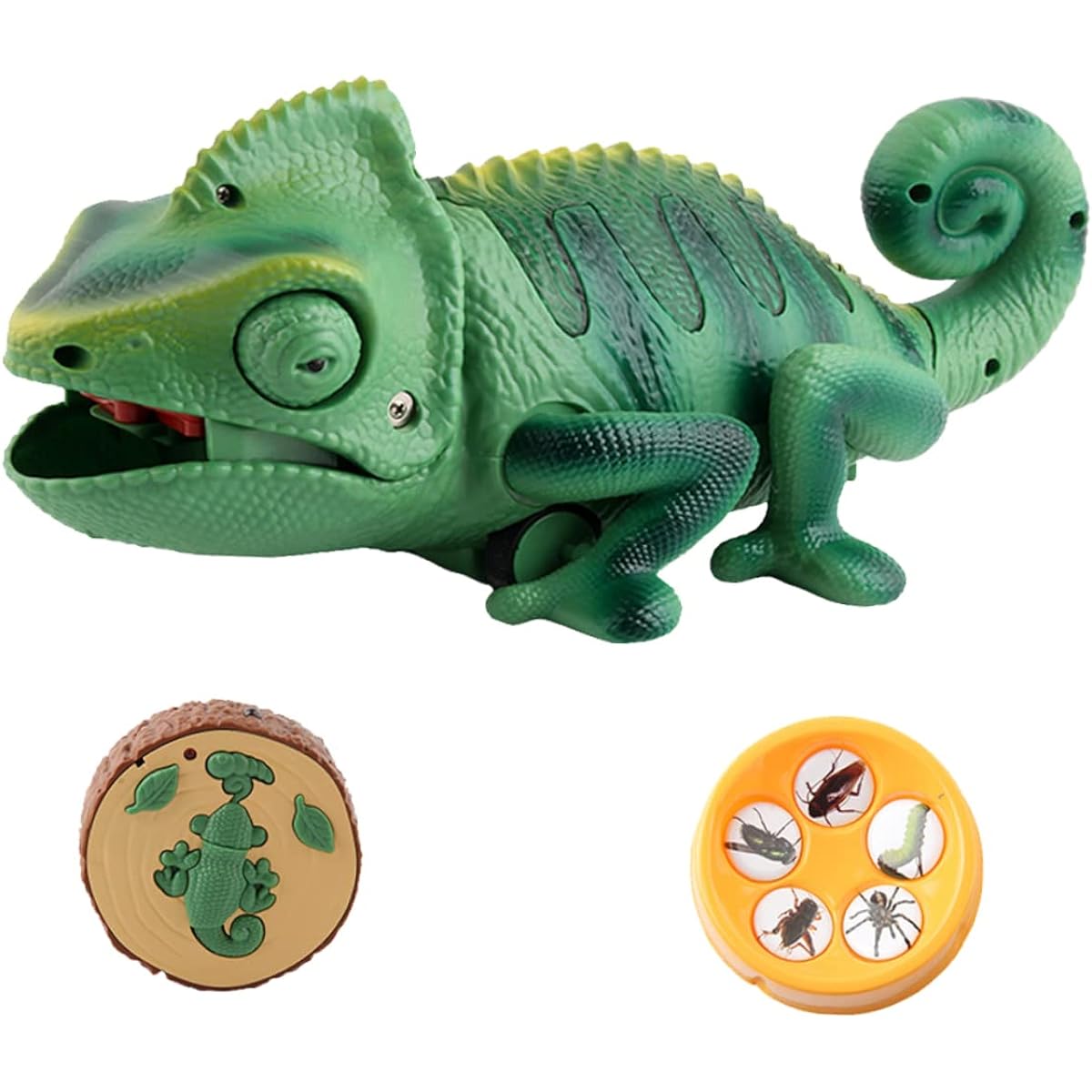 EXCEART Remote Control Light Crawling Chameleon Toy Kidcraft Playset Toy Remote Control Toy Toy