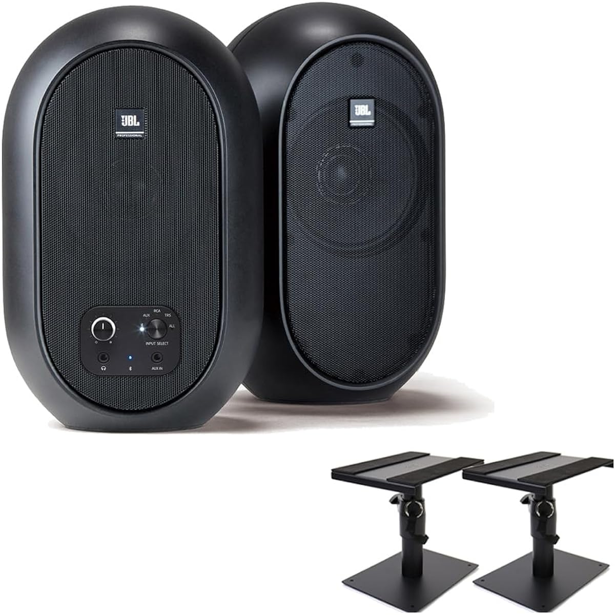 JBL 104-BT-Y3 Pair Stand Set Powered 2-WAY Full-Range Studio Monitor for DTM JBL