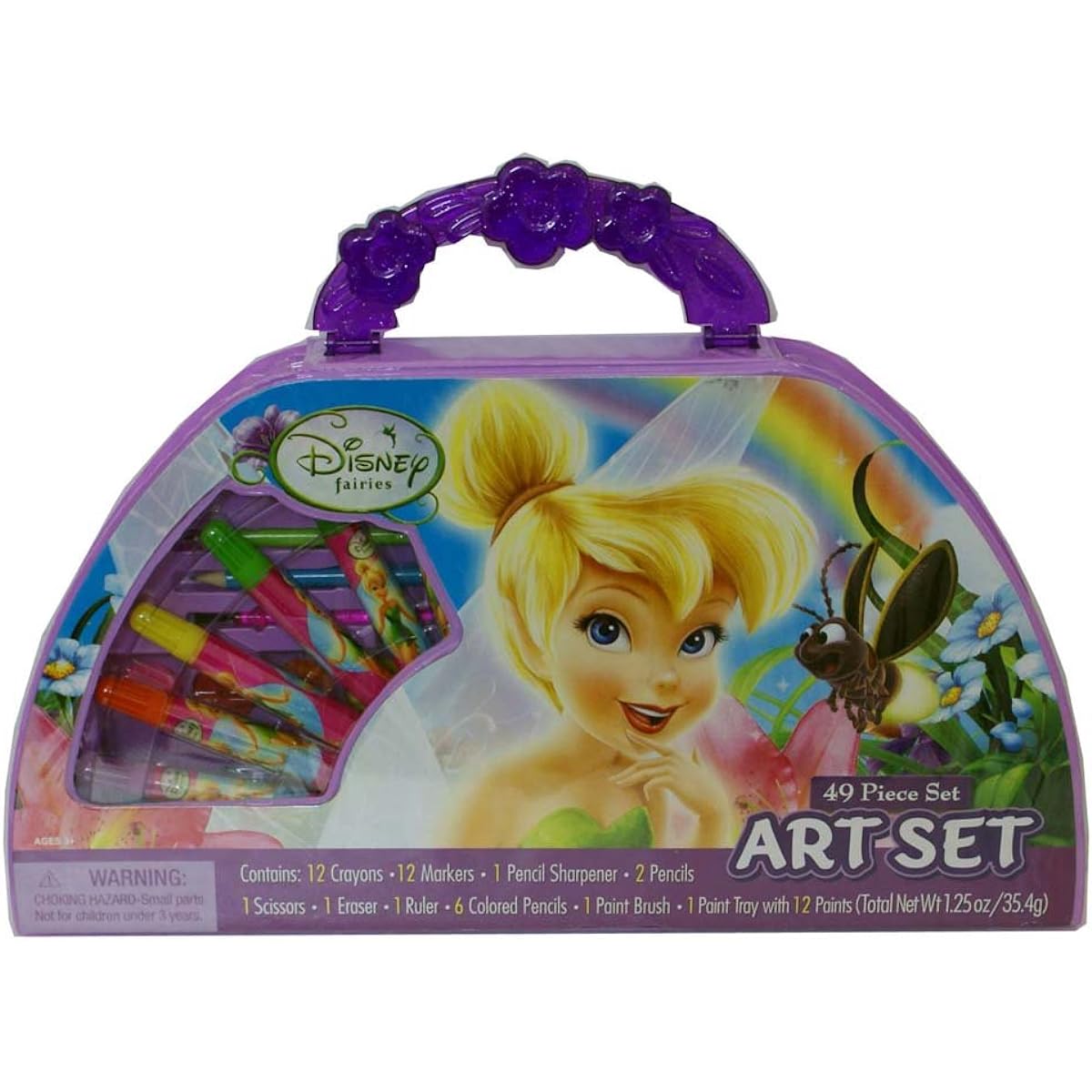 Disney Fairies 1/2 Moon 49 piece Art Set by Disney [Parallel import goods]