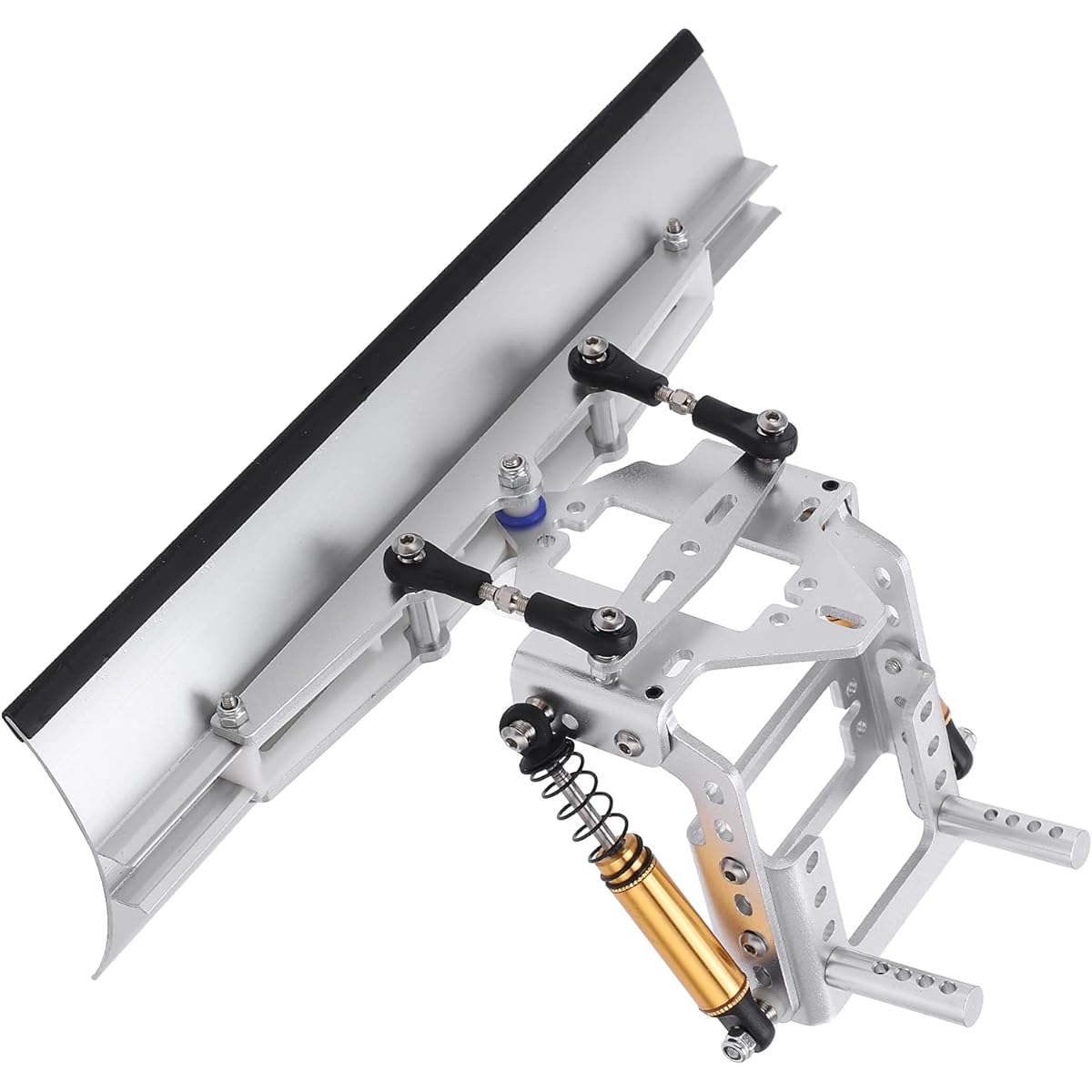 Aluminum Snow Blower, RC Metal Snow Shovel Easy to Install on 1/10 RC Car