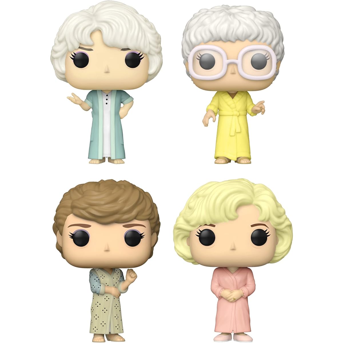 Funko Pop! TV: Golden Girls 4 Pack Vinyl Figure Set – Dorothy, Sophia, Blanche, Rose Limited Special Edition