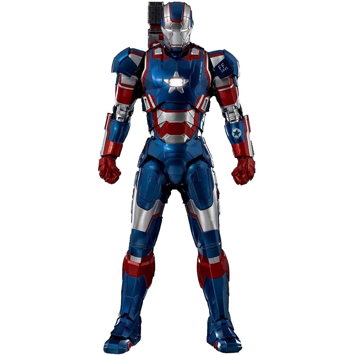 ThreeZero Marvel Infinity Saga Iron Patriot Deluxe 1/12 Scale Action Figure (Net)