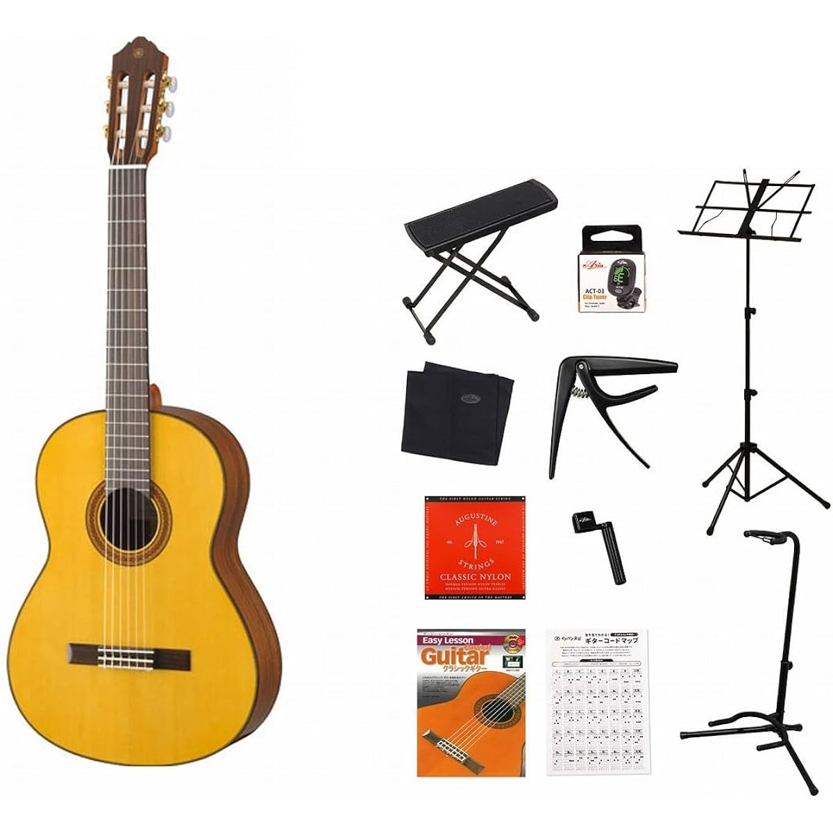 CG162S Classical Guitar Gut Guitar CG-162S Classical Guitar Beginner's Luxury 12-Piece Set