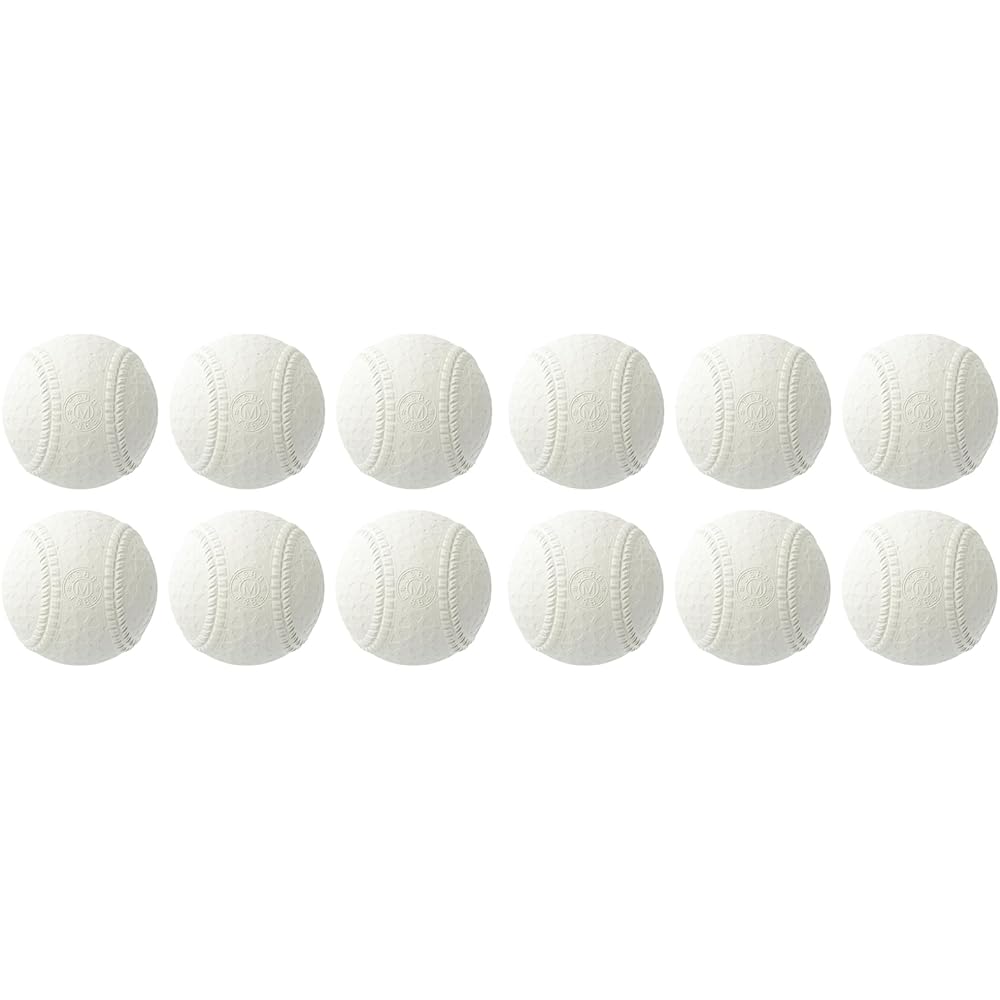 Inner and outer rubber baseball balls (public interest incorporated foundation) All Japan Soft Baseball Federation certified balls 1 dozen (12 balls) J/M/H