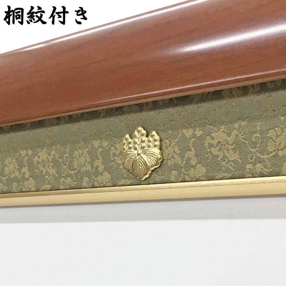 [With paulownia crest] Luxury award certificate frame, deluxe medal, for B3 size (365 x 515) certificates, with acrylic (cuts about 90% of indoor UV rays), outside frame dimensions: 495 x 645 mm