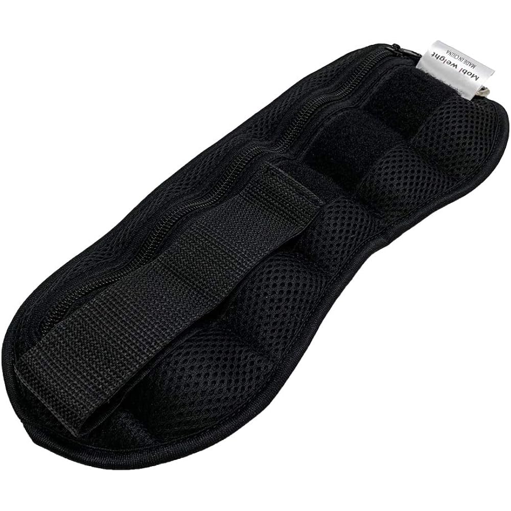 Compatible with lively 100-year-old gymnastics, with 5-level weight adjustment function/ankle weights/1kg x 2 pieces, silver