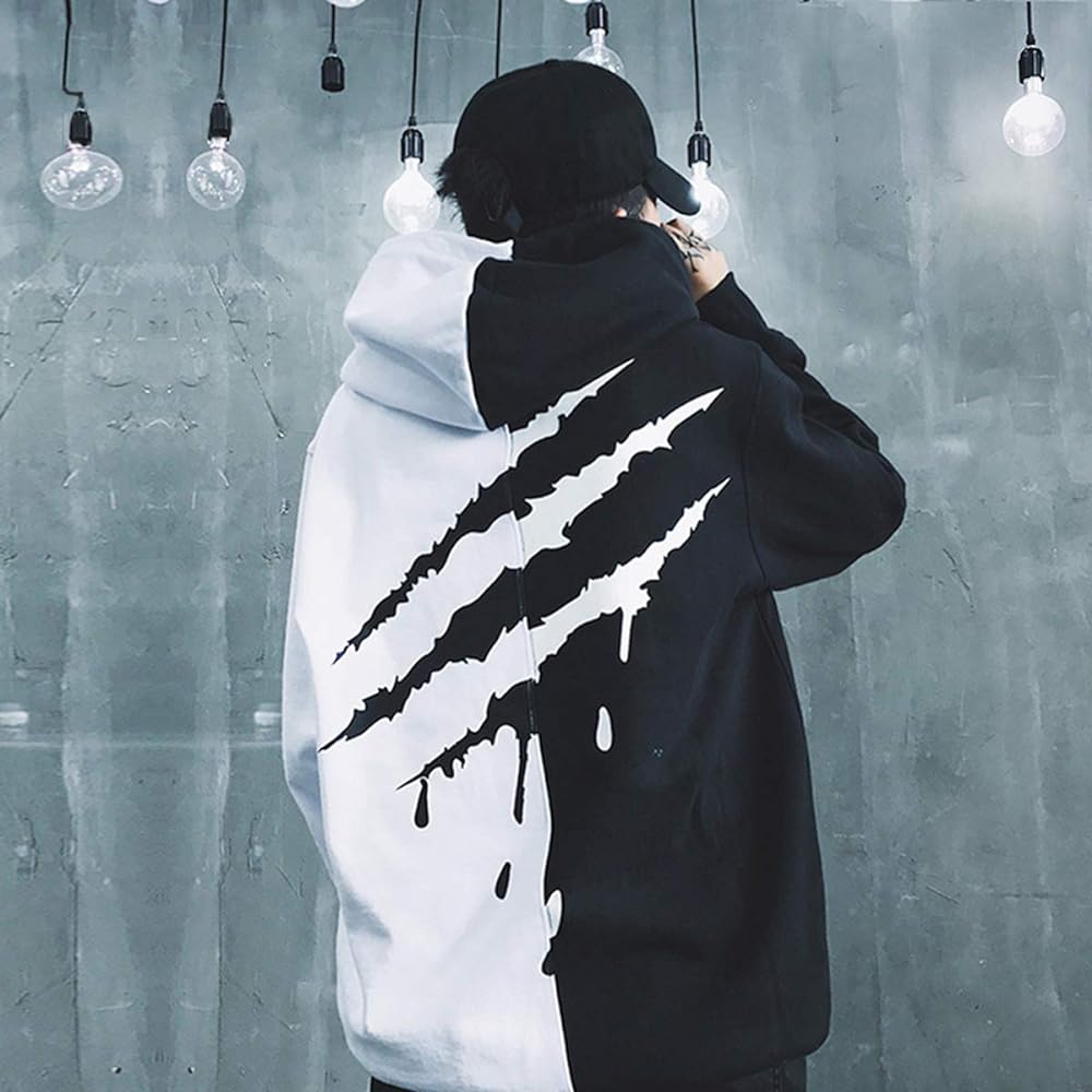 [HISITOSA] Men's Parka, Long Sleeve, Autumn Clothes, Thick, Brushed Lining, Winter Clothes, Men's Sweatshirt, Cotton, Pullover, Hoodie, Spring
