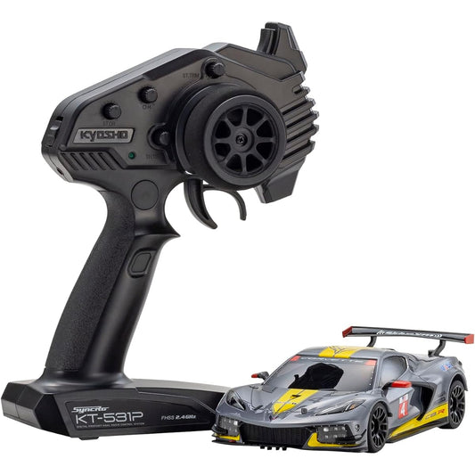 Kyosho Kyoso MINI-Z RWD Series Ready Set Chevrolet Corvette C8.R Gunmetal 32342GM