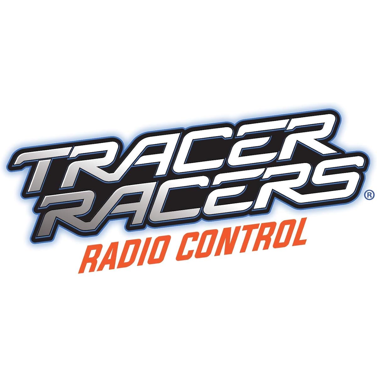 Tracer Racer R/C High Speed Remote Control 1:64 Scale Race Add-On Car - Orange Channel A