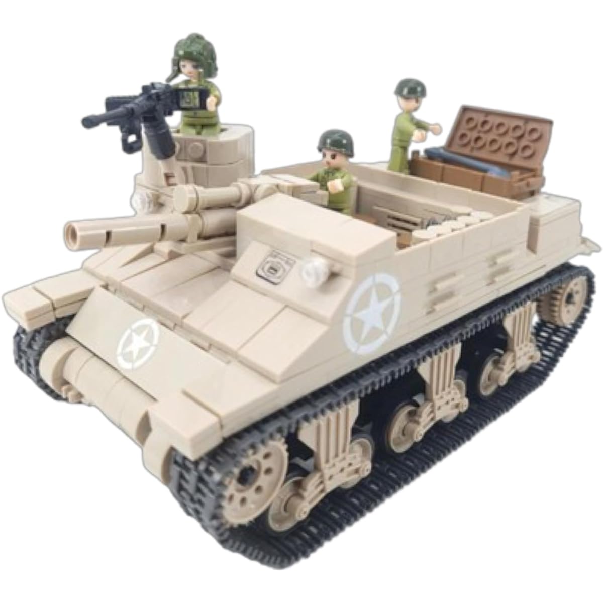 General Jim's WW2 M7 Military Vehicle Building Blocks Set | Command the battlefields of World War II with this model building kit