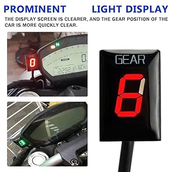 Digital Meter Display EFI Motorcycle 1-6 Level Speed Gear Indicator Ducati Monster 1100 Monster 1100 EVO Accessories Digital Gear Display Meter Indicator Meter Display
