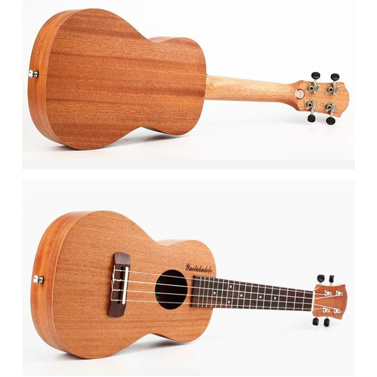 Ukulele 21 Inch Sapele Wood Traditional Soprano Ukulele Uke Hawaii Kids Small Guitar with Gig Bag for Kids Students Beginners Ukulele Sopra (Color: Wood, Size: 21 inches)