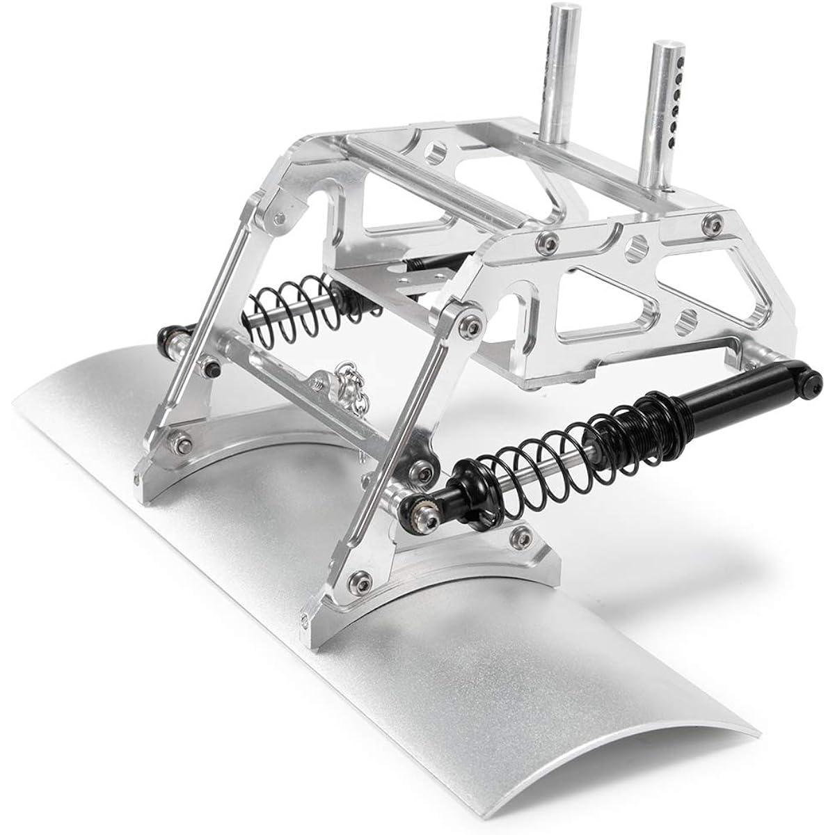 RC-Hub Alloy Snow Shovel Servo Snow Sweep Tool for 1/10 Axial TRX4 SCX10 90046 90027 90028 D90 RC Crawler Car