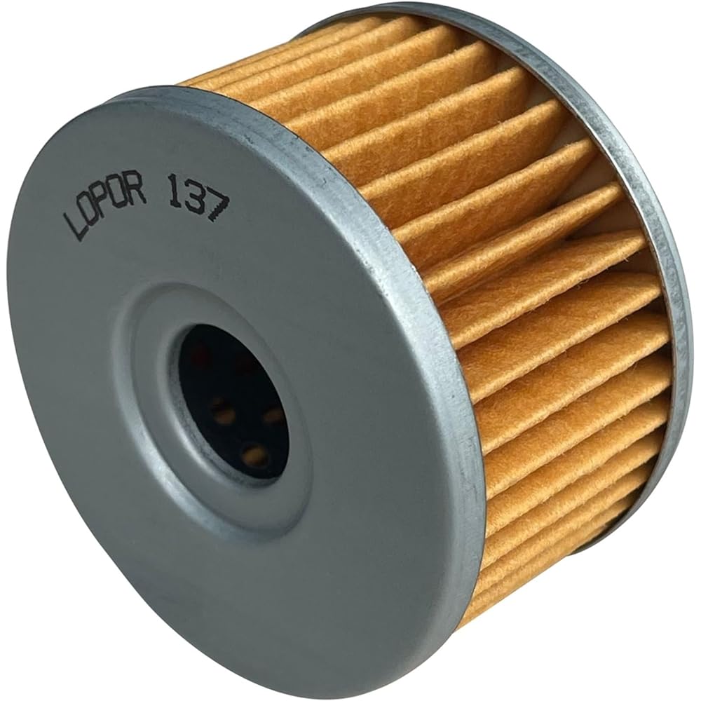 12pcs Motorcycle Oil Filter Compatible with DR600 RSE-M 91 SP600 F 85 DR650 RSE-L, M, N, P, R, S, TSP43, 44B 90-96 S-L5, L6, L7, L8 15-19