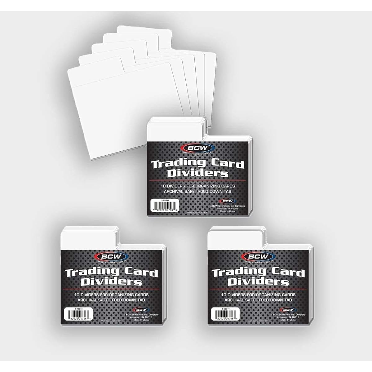 BCW Horizontal Card Dividers - 30 Sheets