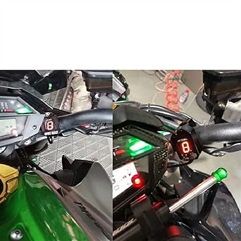 Speed Display Meter Gear Indicator For Kawasaki ER6N Z1000SX Ninja 400 Z1000 Z800 Z750 Ve-rs-ys 650 Z650 W800 Ninja 300 Motorcycle Speed LED Display