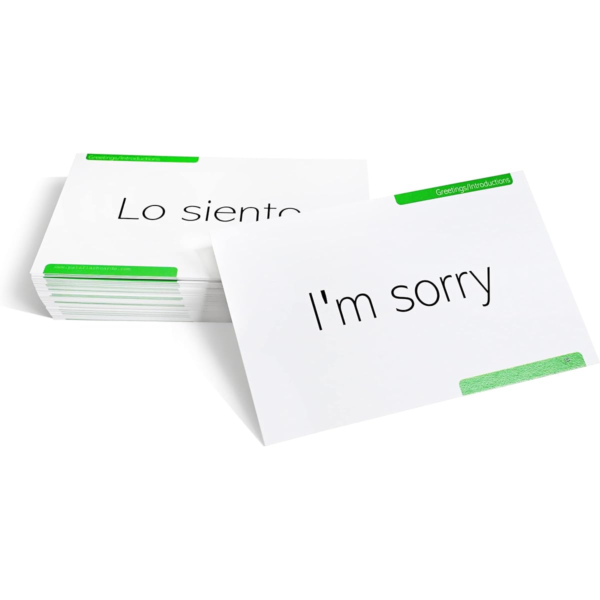 Spanish Basic Phrase Flashcards with Conversation Variations