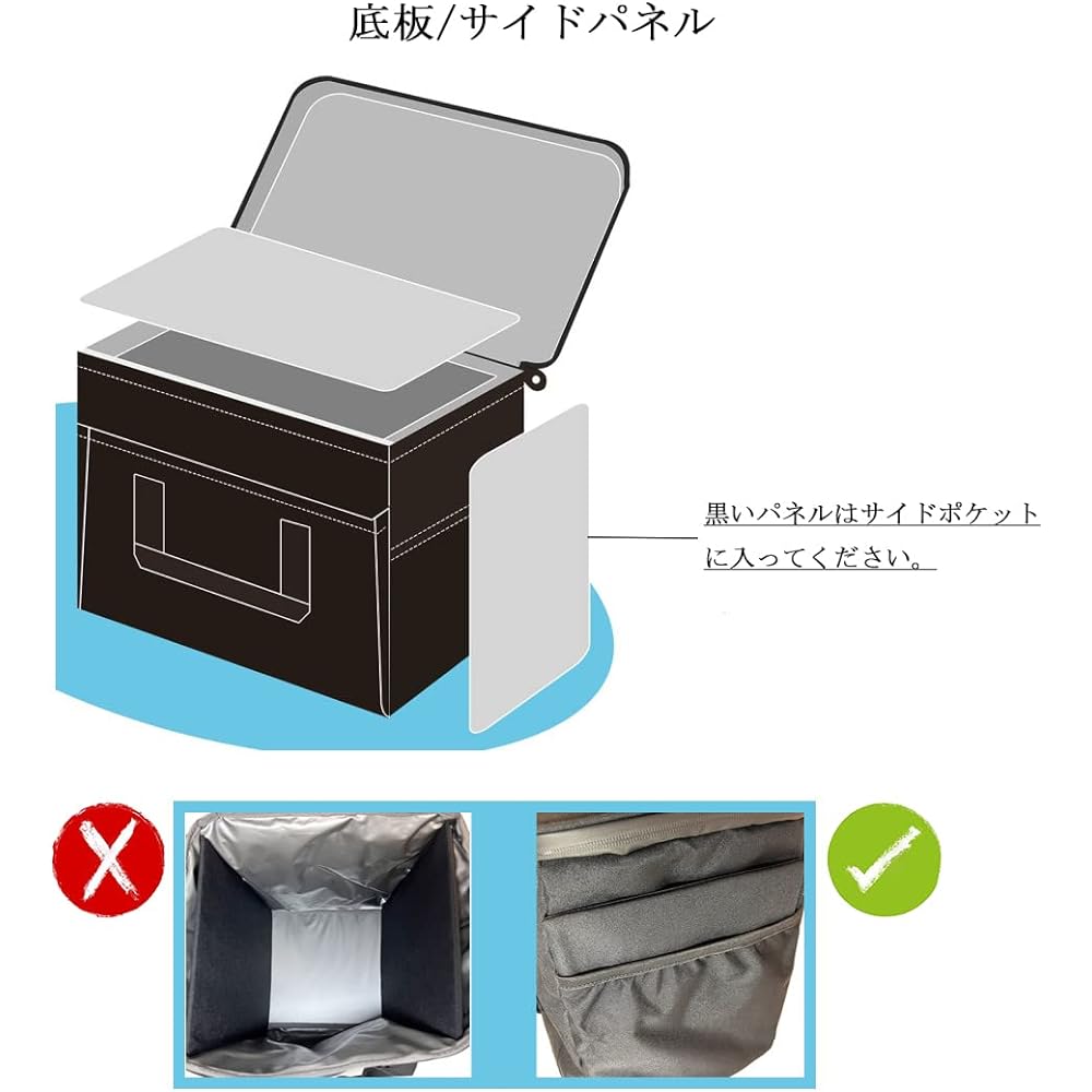 Solotour Soft Cooler Insulated Bag Cooler Box [Bottom Plate/Side Panel/Waterless Zipper] Outdoor Camping Shopping 20/30L