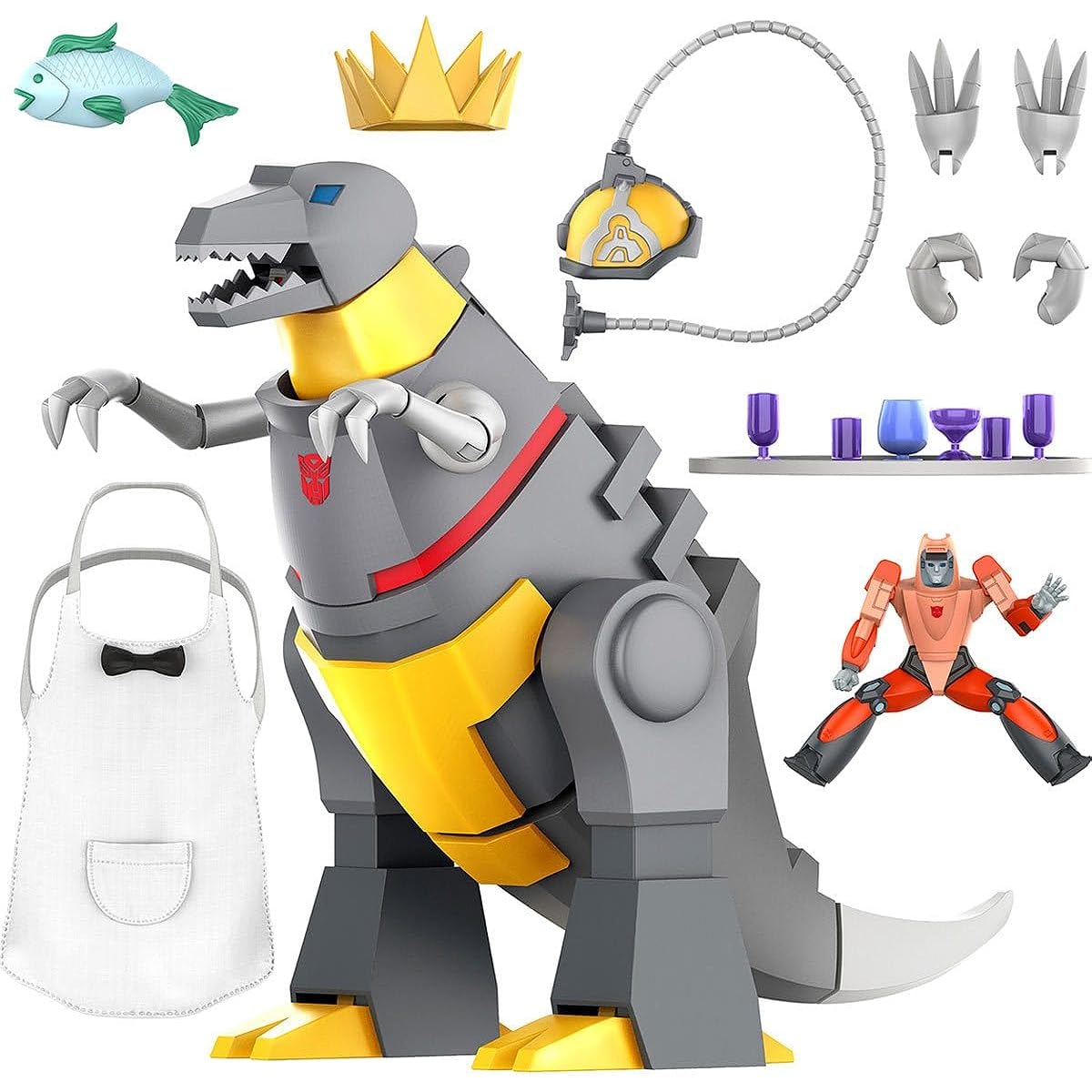 Ultimates Super 7 Transformers Ultimate: Grimlock Dino Mode Action Figure, 81706
