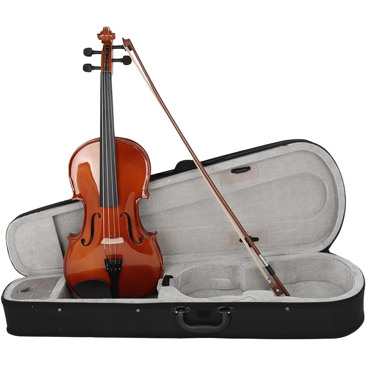 DeeRace Viola Acoustic Viola 16 Inch Full Size 4/4 Size Spruce Wood Professional Grade for Kids and Adults Beginners Set Gift for Music Lovers with Case and Bow Easy to Carry