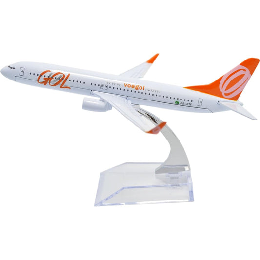 TANG DYNASTY(TM) 1:400 16cm Boeing B737-800 GOL Airlines Metal Aeroplane Model Plane Toy Plane Model