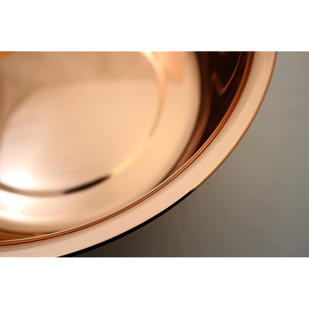Shinko Metal Made in Japan Pure Copper Washing Tub 30cm Gift Wrapping Specification