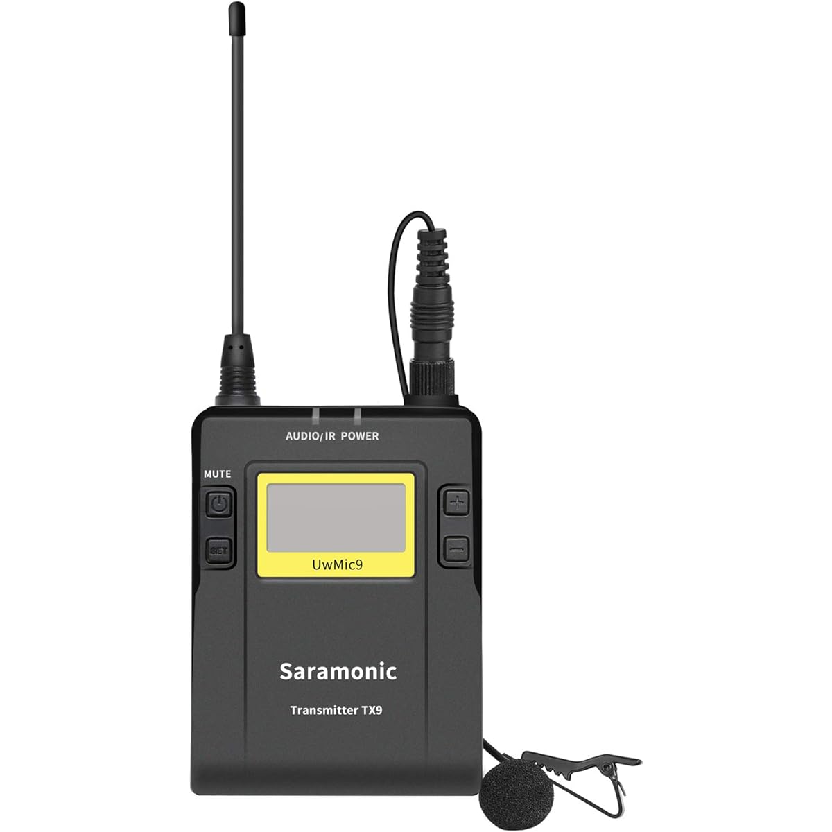 Saramonic 10 Channel Bodypack Transmitter Unit with TX9 Lavalier Microphone and UwMic9 Lavalier Microphone System Vlog
