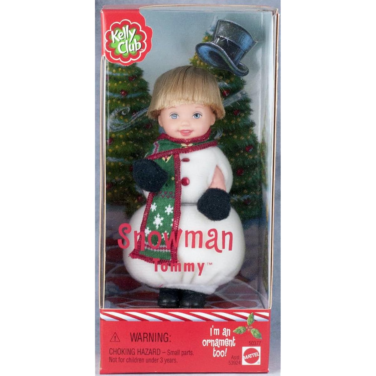 Barbie Kelly Club Snowman Tommy doll ornament too