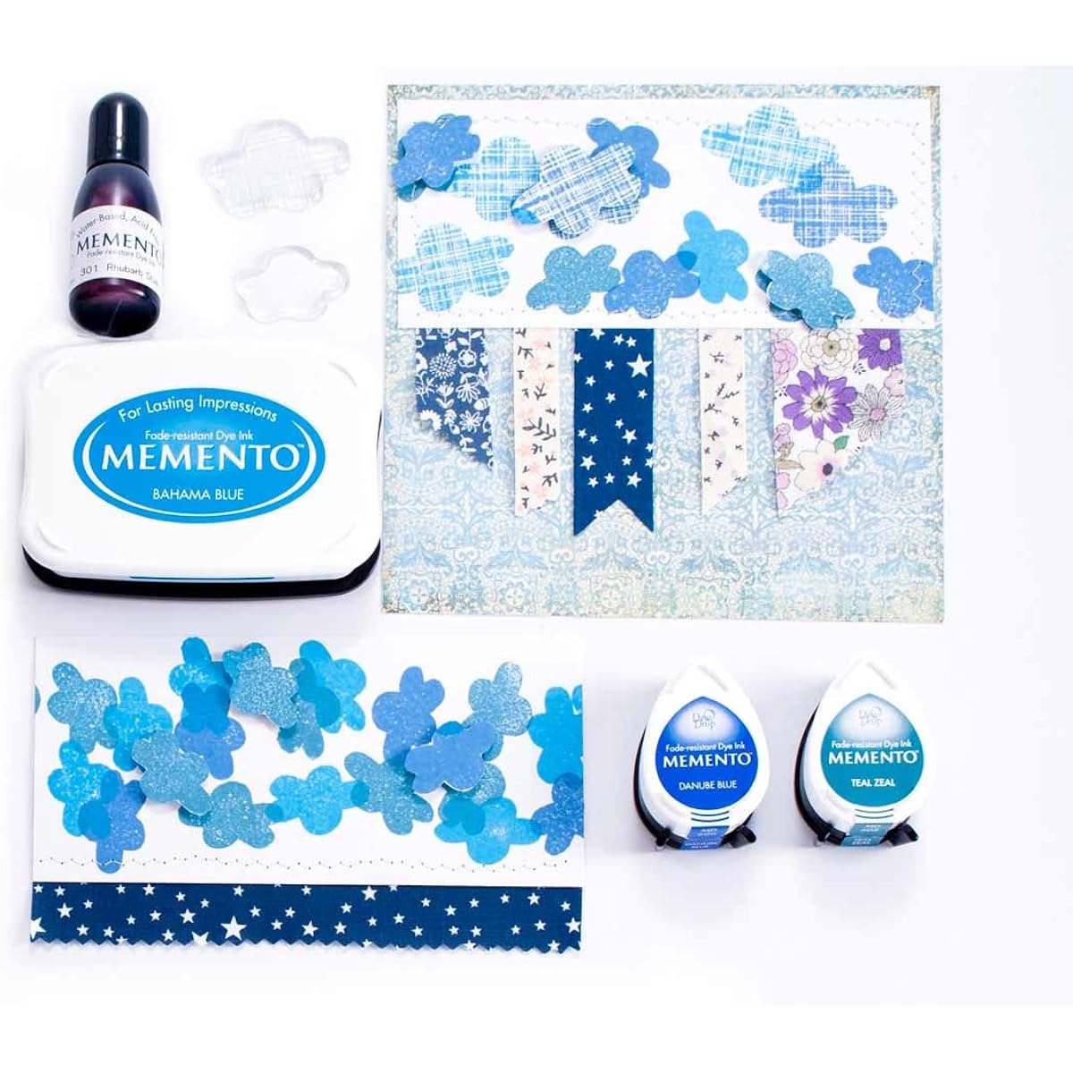 Memento Dew Drop Dye Inkpad 4/Pkg Highly recommended.