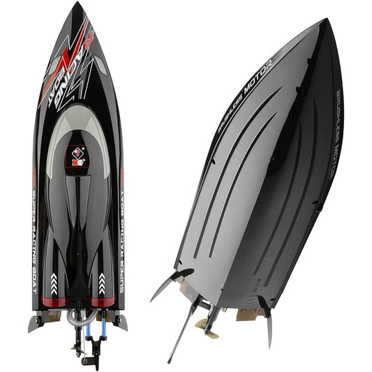 WL916 Brushless Remote Control Speed RC Boat 2.4G 55km/h Motor RC Submarine Underwater with LED Light for Hobby Adults Boys Favourite