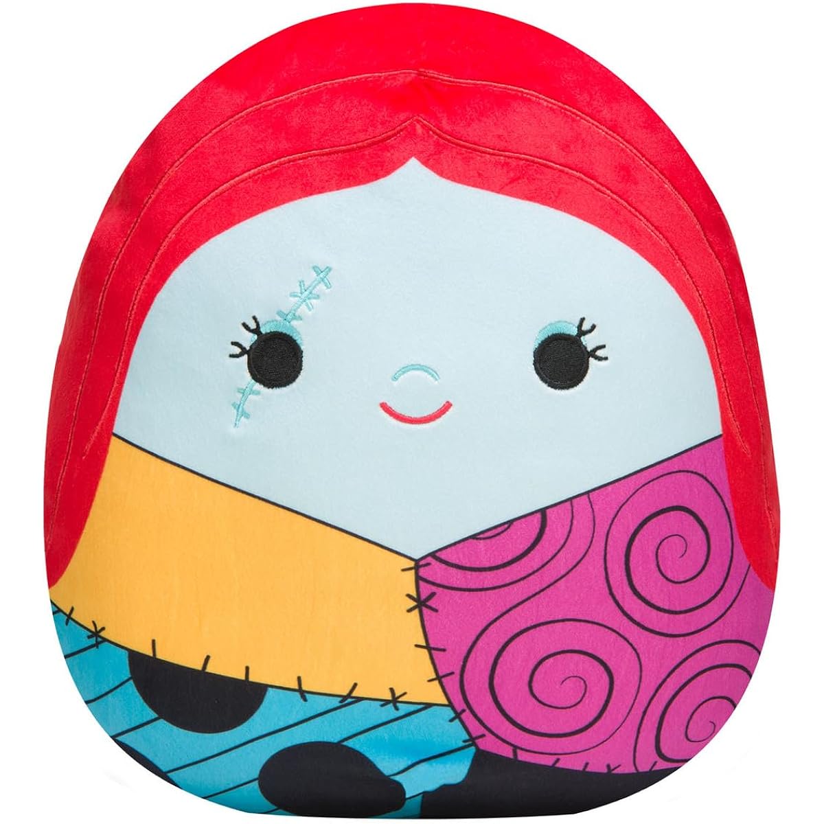 Squishmallow 8" The Nightmare Before Christmas Sally - Official KellyToy Halloween Holiday Plush - Cute Soft Stuffed Animal - Great Gift for Kids