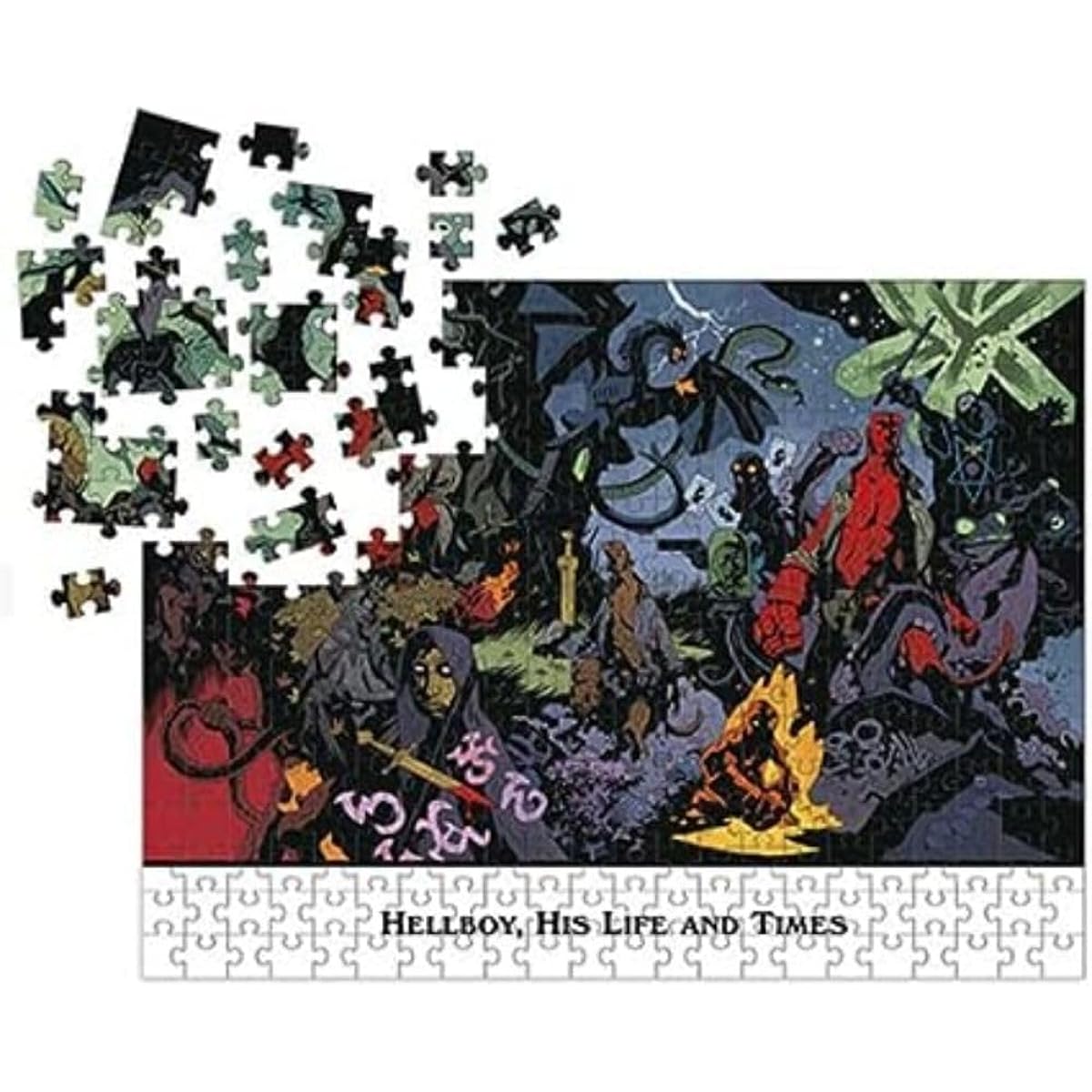 Dark Horse Hellboy Puzzle His Life and Times (1000 Pieces)