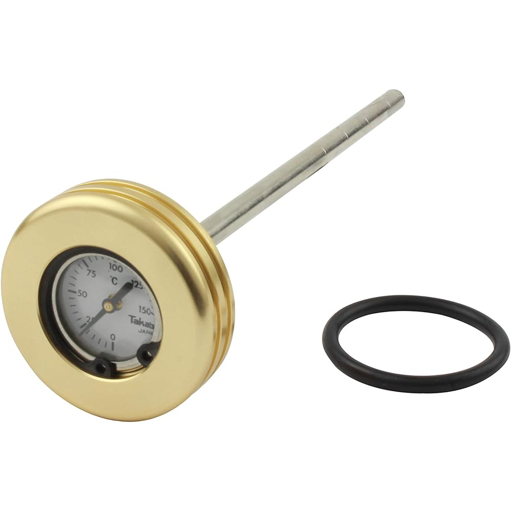 POSH Neo Classic Oil Temperature Gauge Yamaha 1978~2008 SR400 2009~2014 SR400(FI) 1978~1999 SR500 Plated 110024